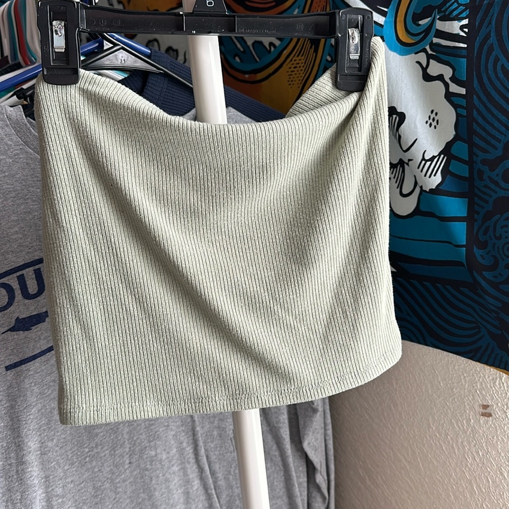 Green tube top